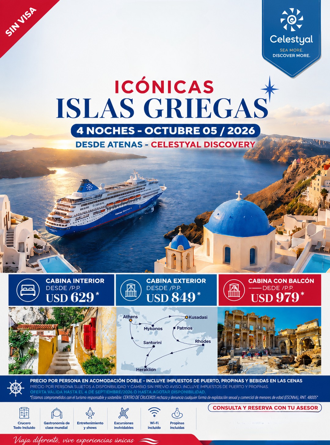 ICÓNICAS ISLAS GRIEGAS