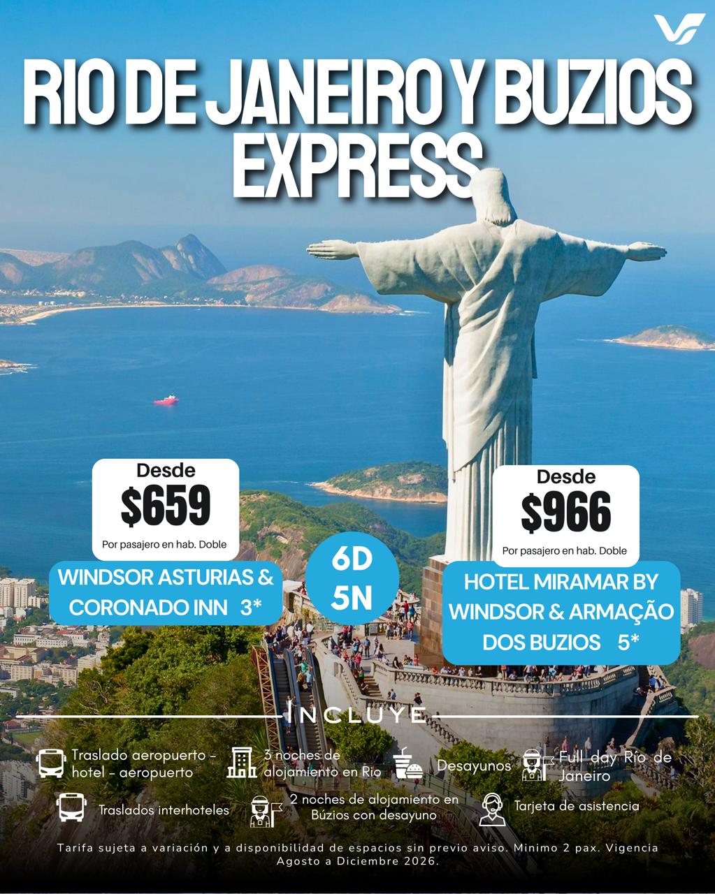 RIO DE JANEIRO Y BUZIOS EXPRESS