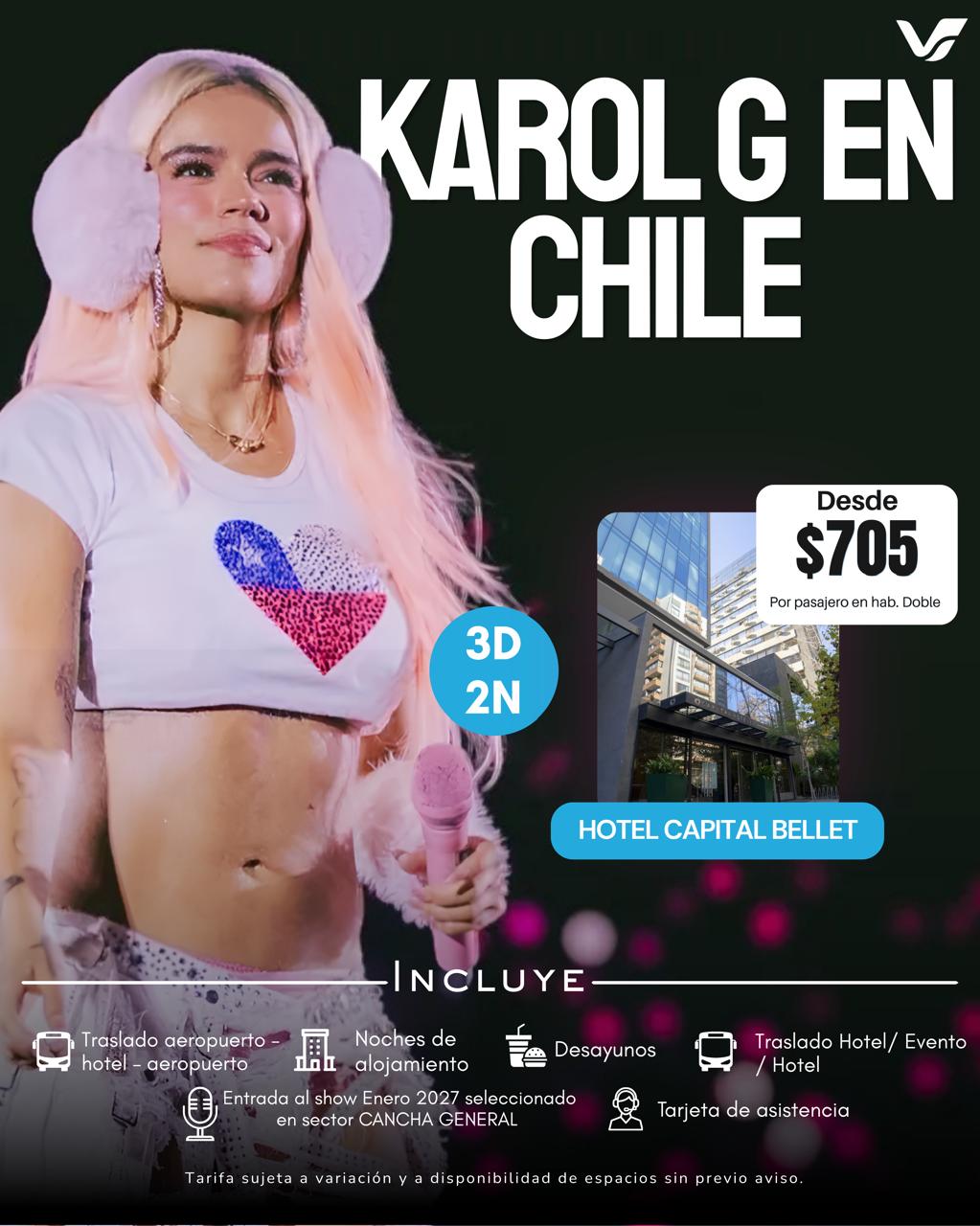 KAROL G EN CHILE